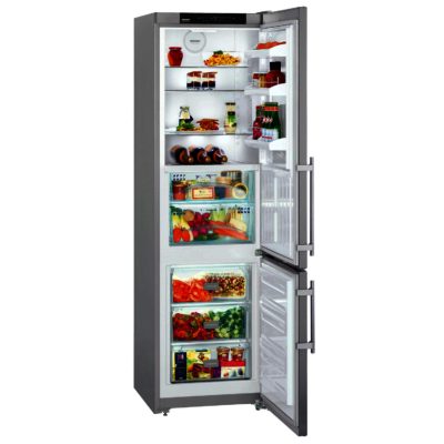 Liebherr CBPESF4043 Tall Upright BioFresh Fridge Freezer in Stainless Steel